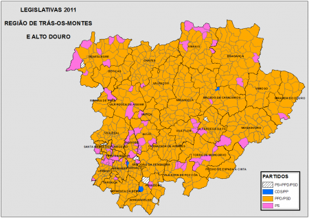 TRÁS-OS-MONTES E ALTO DOURO: LEGISLATIVAS 2011